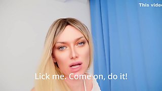 Blonde Cutie In White Socks Gets Hard Anal Fucking Multiple Anal Orgasms & Huge Creampie