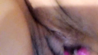 Blonde Cums with Her Hand