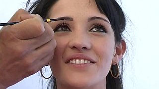 Nasty Makeup Argentina Bukkake - Nicole: Blowjob, Latina  Facial Porn