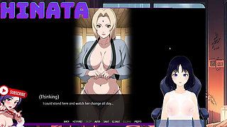 SHINBI SECRETS part 9. I spy on Tsunade in her HOKAGE office