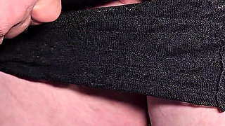 Rubbing Clitoris with a Fat Black Penis - Brings Her to an Explosive Orgasm