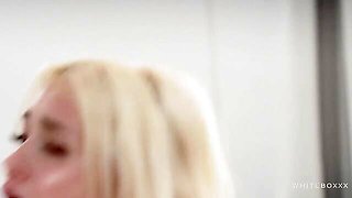 Lusty young blonde Marilyn Sugar penetrated by massive wiener