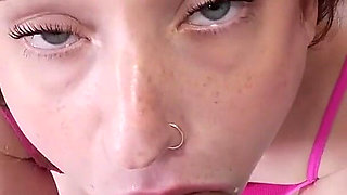 Melanie Marie Looks Sexy with a Hot Cum Facial