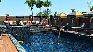 Unbound Resort: Me My Boss and My Wife Having Fun in This Swinger Adults Only Beach Resort - Episode 6