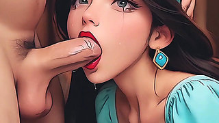 NEON DREAMS - PRINCESS JASMINE SUCKING & FUCKING