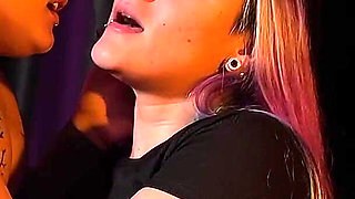 The Chubby Girl Smoked a Cigarette and Then Played with Her Friend's Pussy