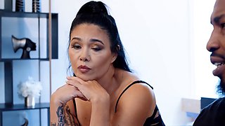 Close up, female orgasm, big black cock