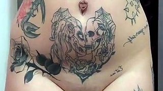 Big boobs milf masturbates with her dildo