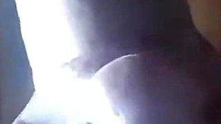 Second View of a MILF Hooded in Nylon, Blindfolded with Duct Tape, Facialized, and Cummed in Mouth