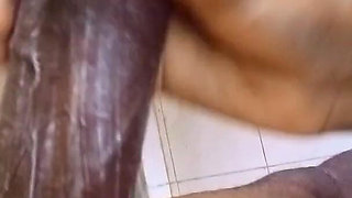 Horny Stepmom Seduces Stepson and Massage His 10inc Huge Black Cock