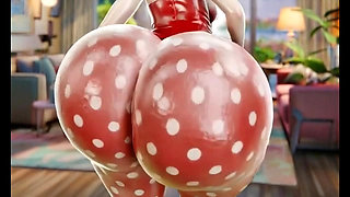 Mega culona bailando