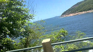 Heyya wife and friends doing whoring on the beach!