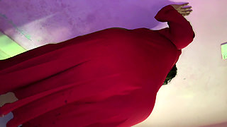 POV: Arab Big Ass & Huge Boobs Hot Muslim MILF Stepmom clean stepson's room & try to seduce him by show her nudes on Eid day