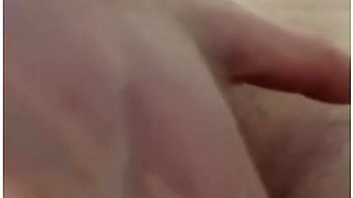 Listen To This Blonde Masturbating Standing Up, All Naughty And Peeing On The Bath With Camel Toe Pussy