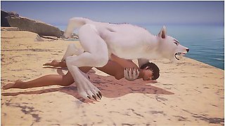 Car Toon - Petite Brunette Fucks Good Boy Furry Wolf 3d Yiff Hentai