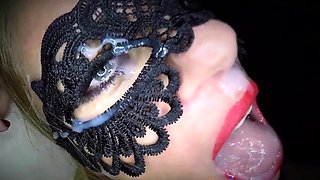 Masked Dutch Blonde in Hardcore Amateur Video