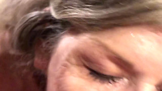 Sensual BJ Leads to Doggystyle Fuck & Face Fuck Finish!