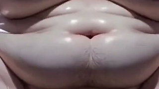 Massive SSBBW in Tight Rope Bondage - Moaning and Struggling in Heat