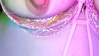 Lynettesub is a happy hucow after milking machine