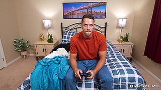 Being A Stepmom Is Hard Part 2: Curvy MILF with Big Naturals Natasha Nice Seduces Dan Damage