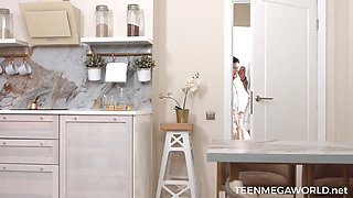 Morning shower three-way hazel and viola need more than sex toys - teenmegaworld