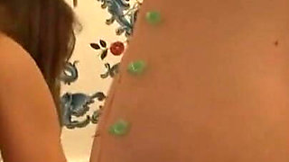 Humiliates masked petite woman