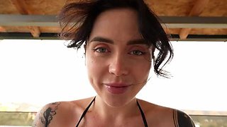 My Stepsister Shows Me Her Pussy - I Cum On Her Pretty Face