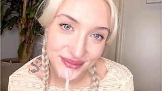 Big Tit Blonde Teen Messy Deepthroat POV