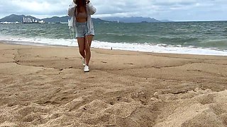 Horny big tits babe POV sex
