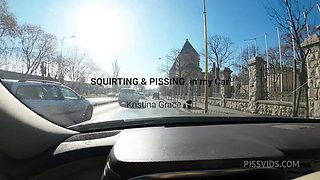 Kristina Grace Squirtinng And Pissing In My Car