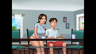 DELIGHTFUL ADVENTURE WITH MY STEPSISTER WHEN WE'RE ALONE - summertime saga