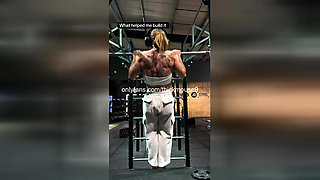Buff 18yo Virgin Ass Ripped by Cock Gym Accident