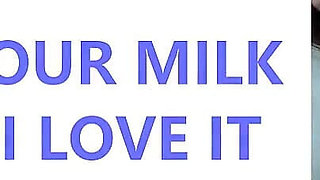 My Wife Sofia Taking the Little Milk