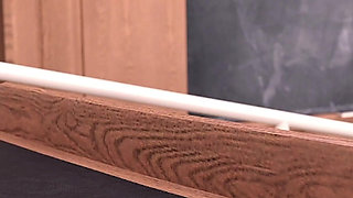Office Tease: Jade Sucks Dan’s Cock, Gives Footjob & Offers Her Soft Boobs to Rub
