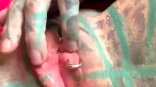 Tattoo Girl Strapon Mode ANAL & Solo