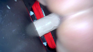 1st Time Taken 10inch Dildo