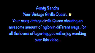 Aunty Sandra Layered up Again for You Vgq54