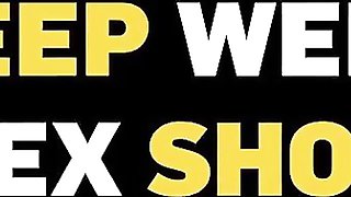 Loan4k featuring Jennifer Mendez and Stanley Johnson's sex toy testing scene