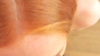 POV Creampie and Casting of Fit and Skinny Russian Redhead Holly Molly