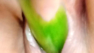 Playing and Enjoying with the Cucumber