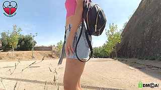 Exhibitionist Public Masturbation in the Historic City