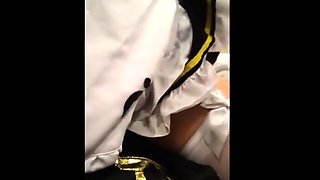 Asian Crossdresser Rides Cock and Cums Hard