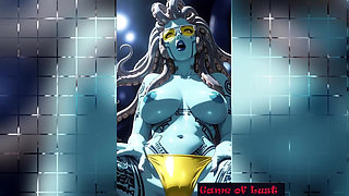 Gol Busty Alien Fantasy Animation