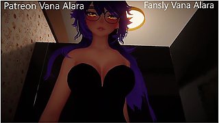 Car Toon - Step Sis Catches You Jerking It So She Helps You Out