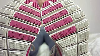 mscakes punished by my filthy gym sneakers