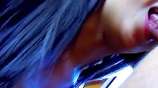 Thai skinny teen Sharon fucked by step dad in the kitchen