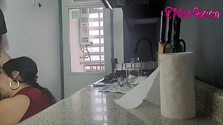 Stepmon in Kitchen - Video for Fans - BBW Stepmom MILF Stepson