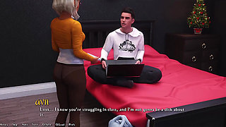 Being a Dik - Virgin Nerdy Girl Didn't Realize Her Panties Was Showing