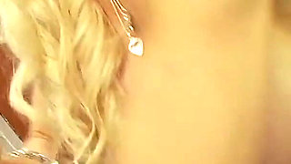 A Delicious Hole Scene-1 busty Blonde in Lingerie Cindy Behr Sucking a Cock at Glory Hole in the Bathroom