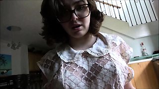 Nerdy Step Sis Sex Tutorial - Family Therapy - Alex Adams